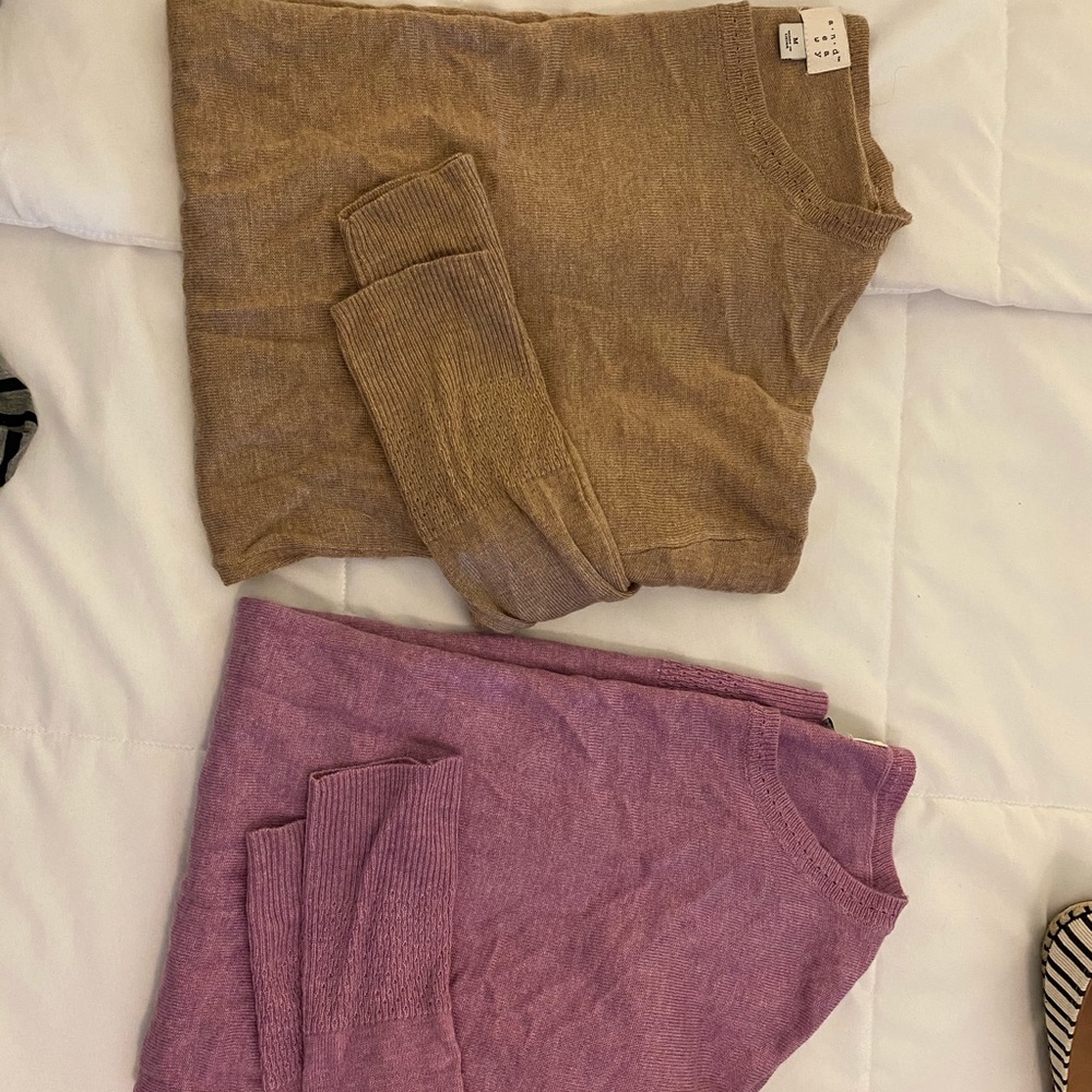 TWO “A New Day” SOFT Crewneck Sweaters